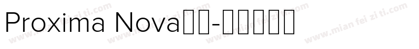 Proxima Nova字体字体转换